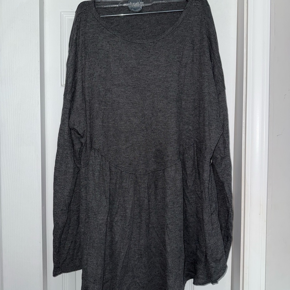 ARULA Charcoal long sleeve Top
